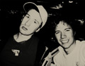 Taken in 2007, DT and NYC Dave recorded the Powder Affair song and went to a NBA game